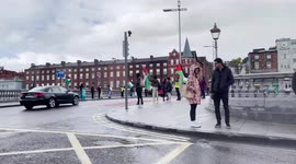 Free Palestine rally in Cork, Ireland