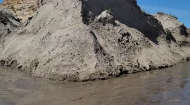 Lake Erie erosion creates massive cliffs