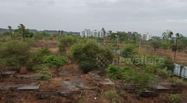 Cyclone Tauktae 2021 hit Palghar, Maharahshtra, India. Wind Speed 80 Kmph.