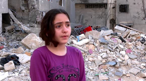 EXCLUSIVE: Viral 10-year-old Gaza girl describes life among rubble