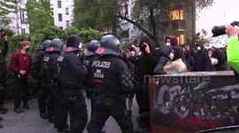 Berlin's autonomous youth center protest against eviction ends with arrests