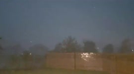 Severe thunderstorm blasts Houston in Texas knocking out power to thousands