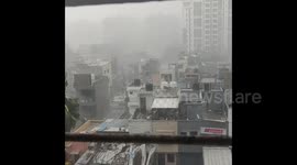 The day after Cyclone Tauktae hit Surat, India