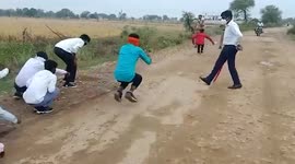 Police officials make wedding attendees do frog jumps for violating Covid-19 guidelines in central India