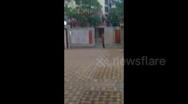 The aftermath of Cyclone Taukte in Mumbai, India