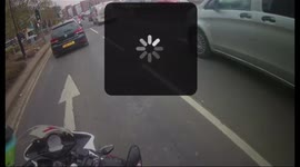 Motorcycle close call. People not using their mirrors as per usual.
