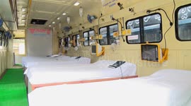 Bus converted into hospital in India to help fight against COVID-19