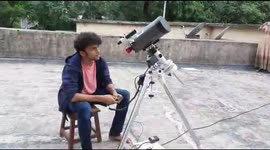 Watch -More video - 16 year old amateur Astro photographer spend 40 hours to click clearest image of moon that went viral