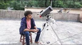 A 16-year-old Indian boy becomes internet sensation after amazing moon picture goes viral