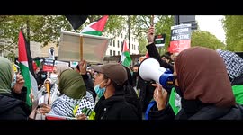 Thousands of protesters join Free Palestine march in London
