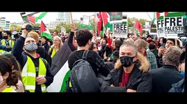 Impressive crowd gathers in Hyde Park in solidarity with Palestinians
