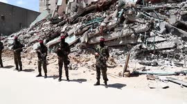 A Press conference of Abu Khaled, spokeman of National Resistance brigades