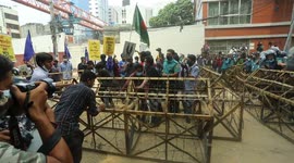 Dhaka: Protest against the release of journalist Rozina Islam and the resignation of the Health Minister