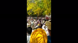 Farmers protest in Hisar, India
