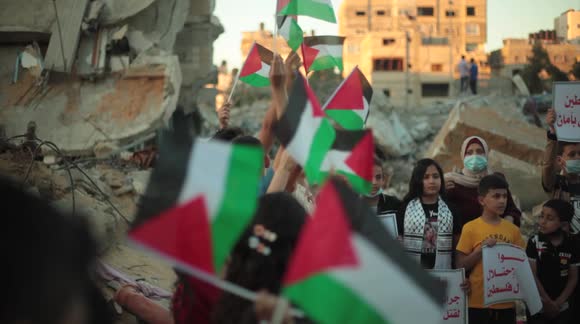 Palestinian families hold vigil for victims of recent violence