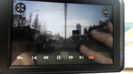 Highway rear collision car in korea