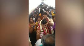 Indian couple hold mile-high wedding with 160 guests to avoid Covid-19 rules