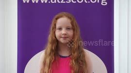 UK 9-year-old takes on challenge of streaming exercise class to at least 100 care homes across the world