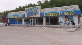 Remains of a fully intact Blockbuster movie rental store in Owen Sound Ontario Canada, the company closed in 2011 but this piece of vintage nostalgia remains untouched since the the bankruptcy and closure