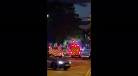 Emergency services rush to scene as Units in Victorian mill catch fire in Bradford, UK