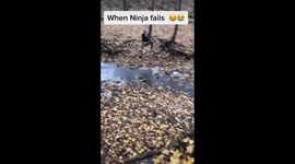 Guy Failing At Rope Swing, Hilarious.