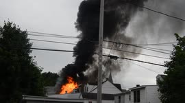 2nd alarm townhome fire, south poplar street, mount carmel, pa