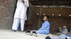 Scene from an Islamic school in south east Nepal