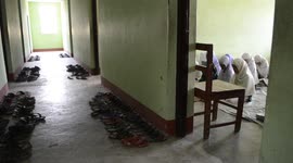 Scene from an Islamic school in south east Nepal
