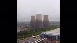 UK: Drone Footage Of Rugeley Power Station’s Demolition In Staffordshire