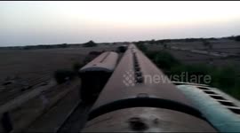 Dozens killed as two trains collide in Ghotki, Pakistan