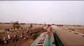 Train crash in Ghotki, southern Pakistan kills at least 40 people