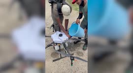 Drones being used for sanitization in remote areas to ward off Covid-19 in eastern India