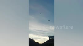 President Joe Biden's aircraft was spotted flying Cornwall ahead of the G7 summit