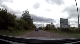 Diver has a lapse in concentration causing them to hit a kerb.