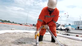 Turkish authorities begin to clear 'sea snot' blanketing Sea of Marmara