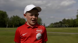 UK eight-year-old wows coaches with exceptional golf skills
