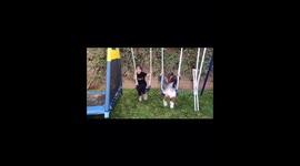 A Ghost is pushing girl on the swings, but is this True or False