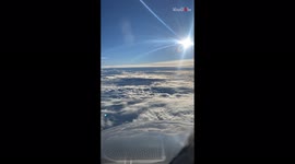 'Student Pilot Presents the Mesmerizing View Above the Clouds'