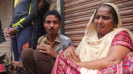 Interview with the survivors after building collapse in Mumbai, India