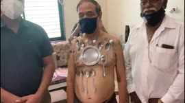 Indian man claims to have developed 'magnetic power' after taking COVID-19 vaccine