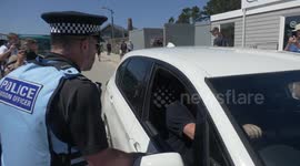 G-7 UK: Car driver accused of ‘hitting’ protesters at G-7 ‘Free Palestine’ demo