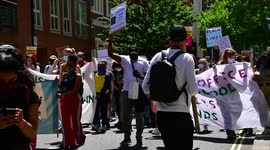 Protesters in London call for halt to Osime Brown deportation
