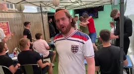 England fans respond to first euros 2020 goal