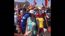 Protests in Madrid against Catalan Leaders Pardon