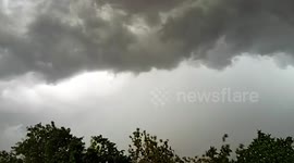 Thunderstorm in Rajura, India
