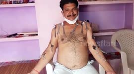 Man discovers magnetic powers post vaccination in central India