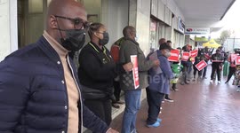 South Africa's ruling party unable to pay staff salaries, ANC in financial crisis, staff protest