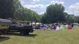 Lovedown protest eviction fails at Shepherd's Bush Green