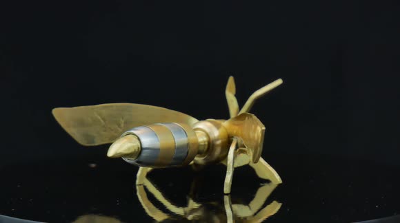 YouTuber forges impressive wasp out of nuts and bolts