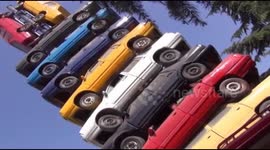 Scrap car tower in China